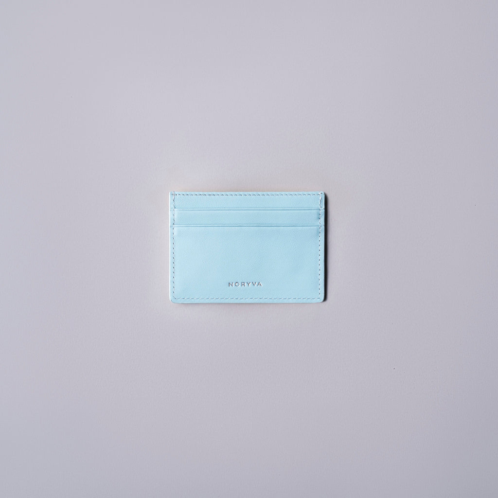 Pastel Blue Peony | Card Holder
