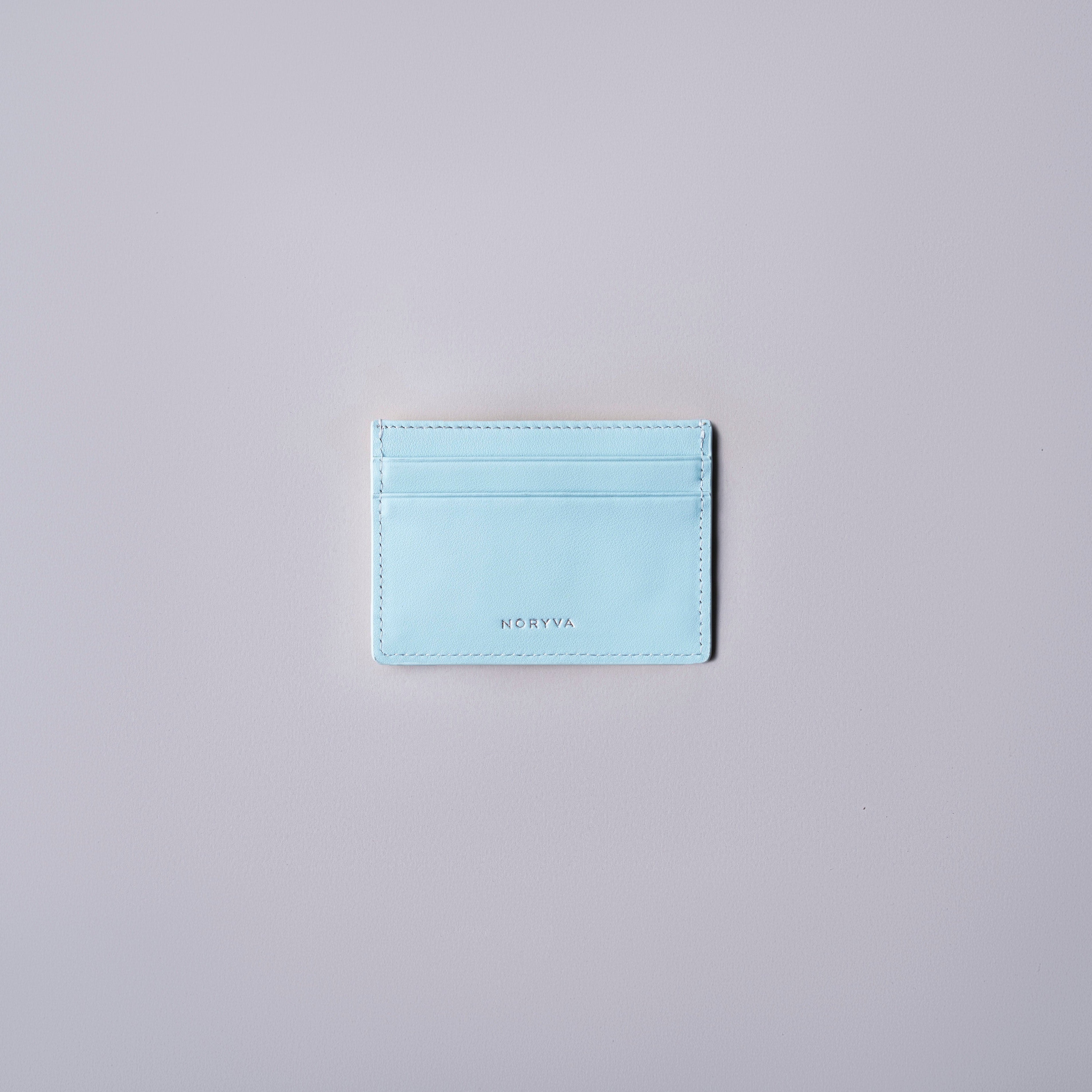 Pastel Blue Peony | Card Holder
