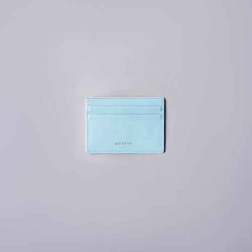 Pastel Blue Peony | Card Holder