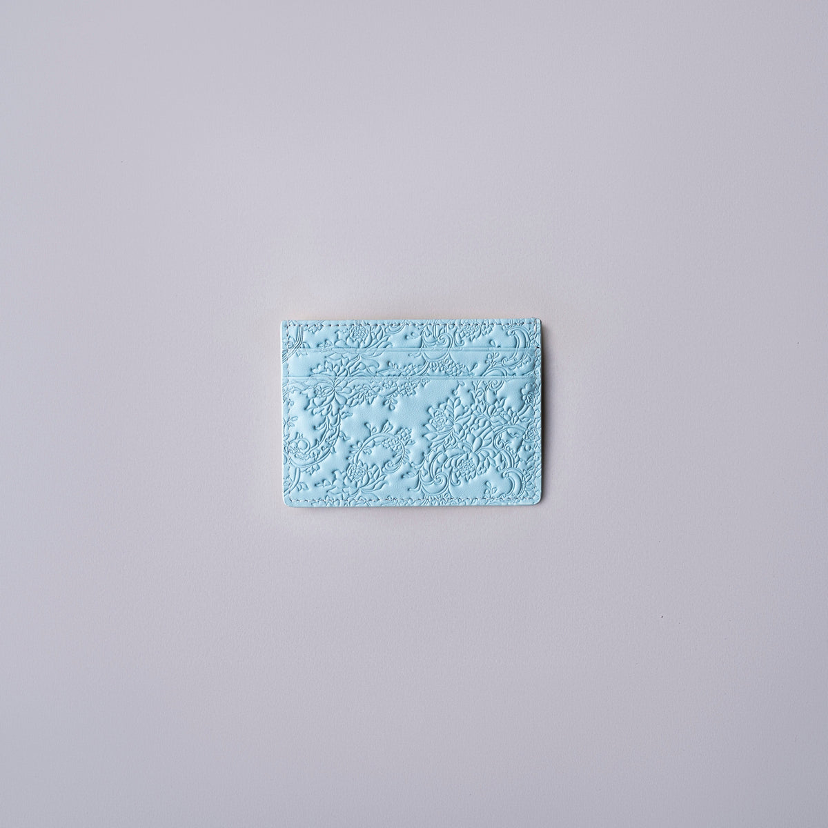 Pastel Blue Peony | Card Holder