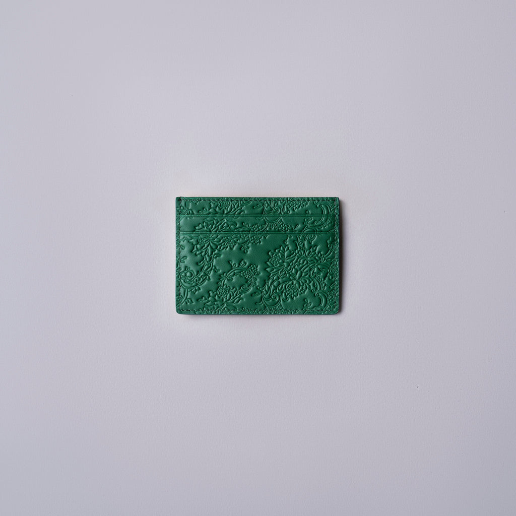 Forest Green Peony | Card Holder