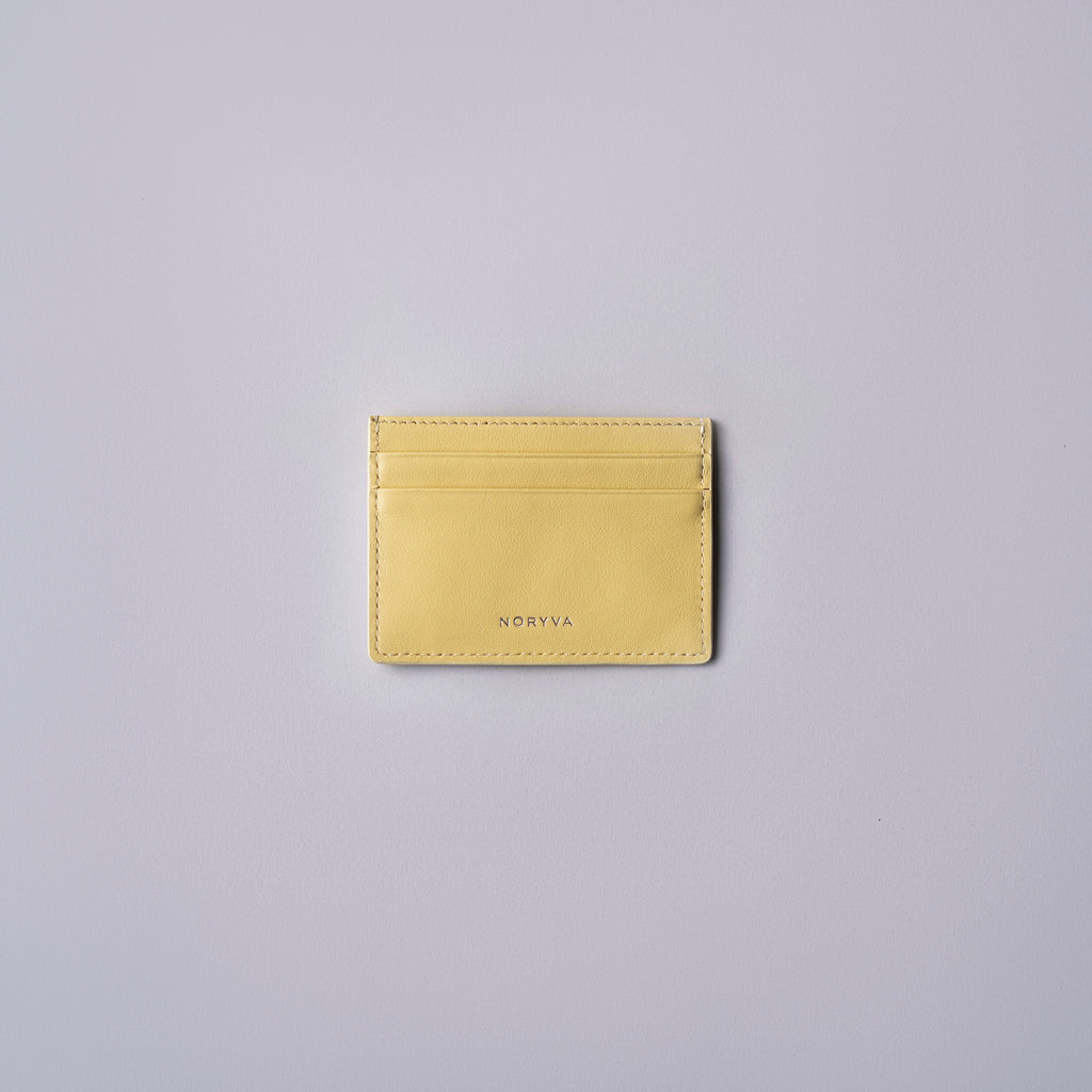 Soft Yellow Peony | Card Holder