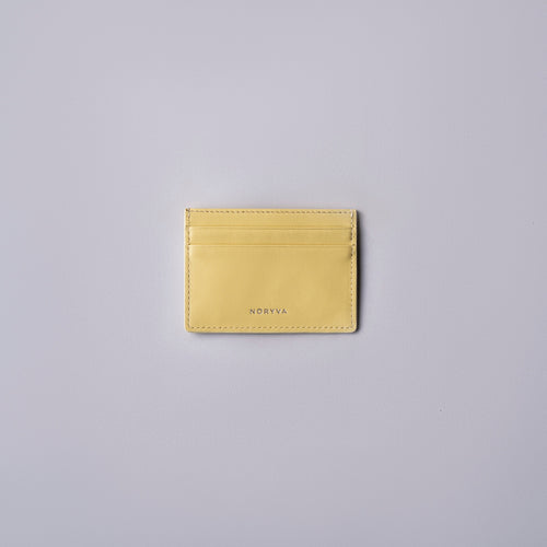 Soft Yellow Peony | Card Holder