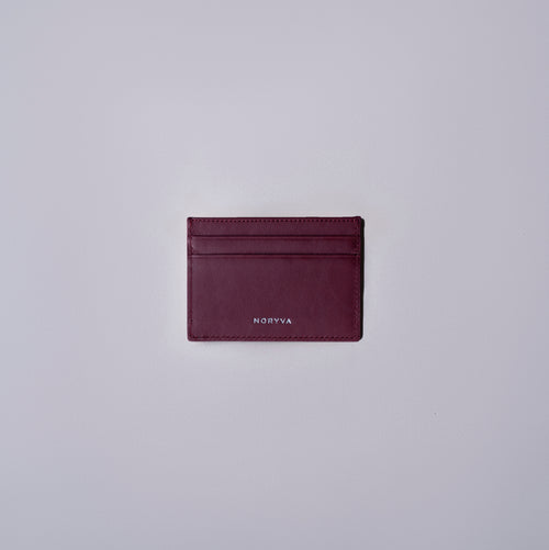 Burgundy Peony | Card Holder